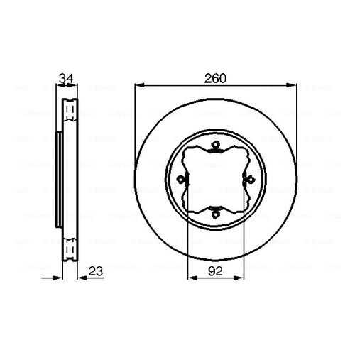 Тормозной диск Bosch 0986478568 в Колеса даром