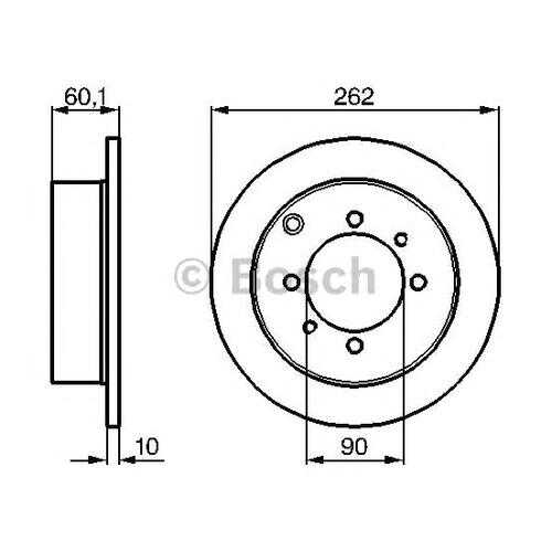 Тормозной диск Bosch 0986478655 в Колеса даром