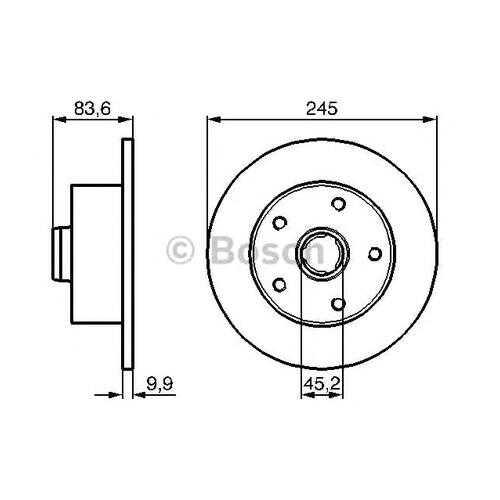 Тормозной диск Bosch 0986478759 в Колеса даром