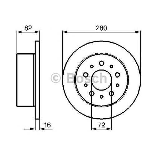 Тормозной диск Bosch 0986479065 в Колеса даром