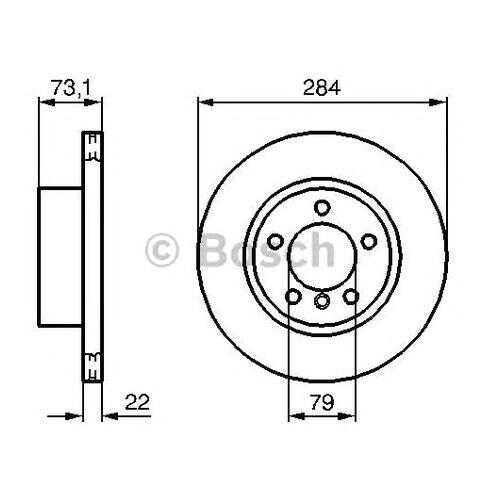 Тормозной диск Bosch 0986479213 в Колеса даром