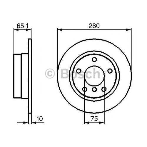 Тормозной диск Bosch 0986479217 в Колеса даром