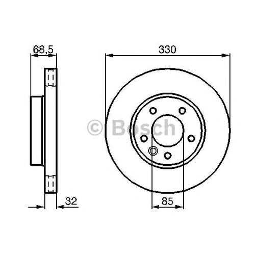 Тормозной диск Bosch 0986479248 в Колеса даром