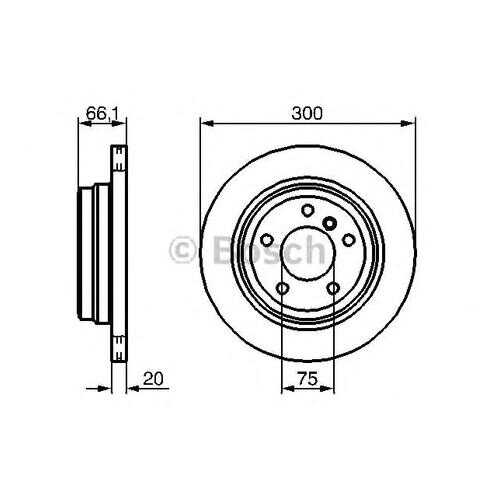 Тормозной диск Bosch 0986479263 в Колеса даром