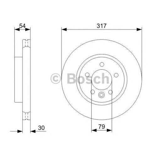 Тормозной диск Bosch 0986479287 в Колеса даром