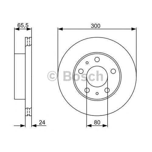 Тормозной диск Bosch 0986479314 в Колеса даром