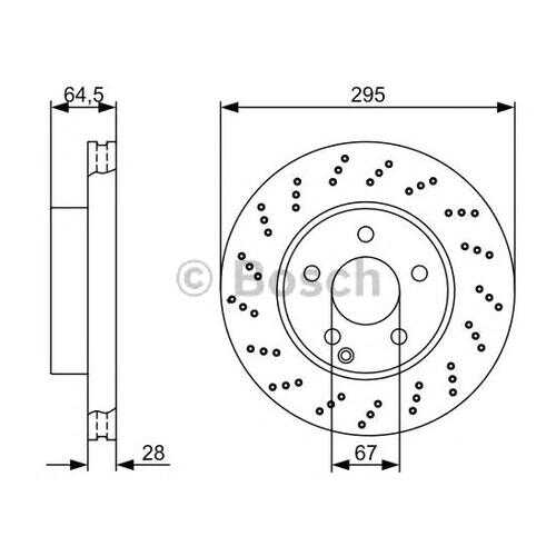 Тормозной диск Bosch 0986479331 в Колеса даром