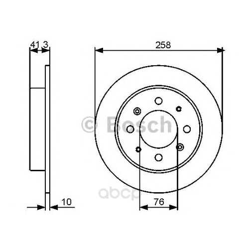 Тормозной диск Bosch 0986479462 задний в Колеса даром