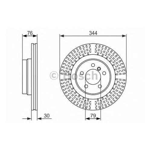 Тормозной диск Bosch 0986479489 в Колеса даром