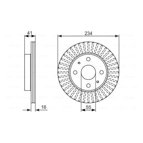 Тормозной диск Bosch 0986479592 в Колеса даром