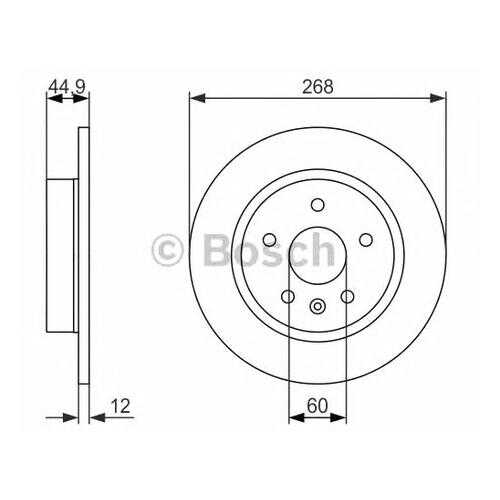 Тормозной диск Bosch 0986479645 в Колеса даром