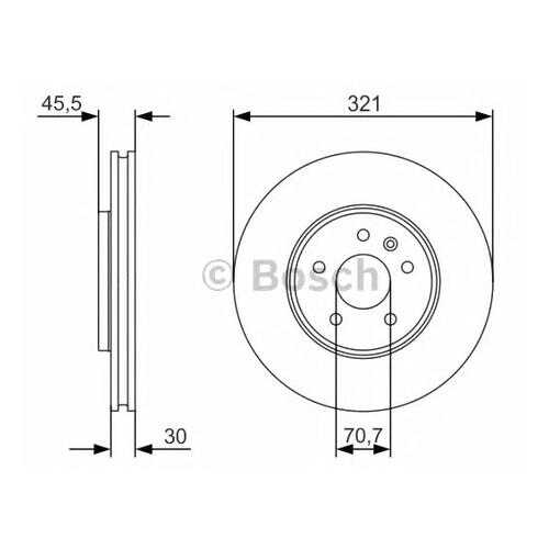 Тормозной диск Bosch 0986479667 в Колеса даром