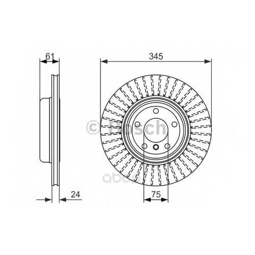 Тормозной диск Bosch 0986479729 задний в Колеса даром