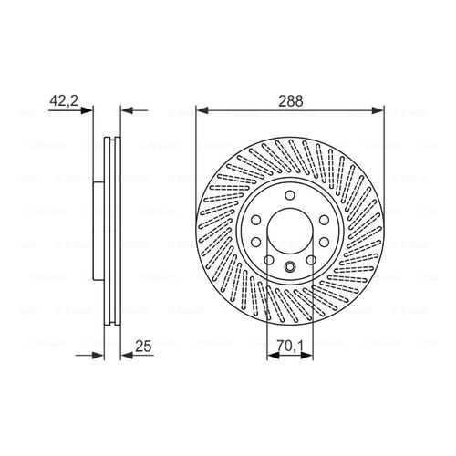 Тормозной диск Bosch 0986479884 в Колеса даром