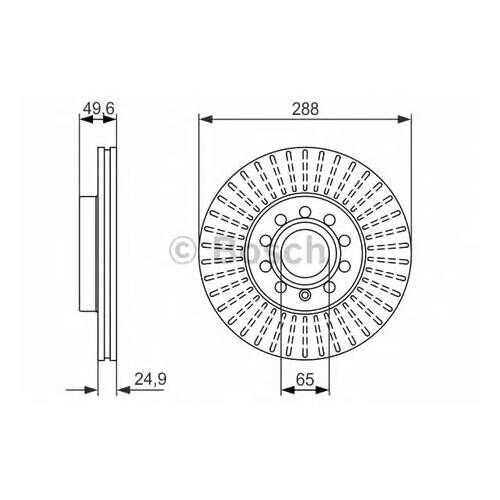 Тормозной диск Bosch 0986479939 в Колеса даром