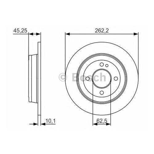 Тормозной диск Bosch 0986479A44 в Колеса даром