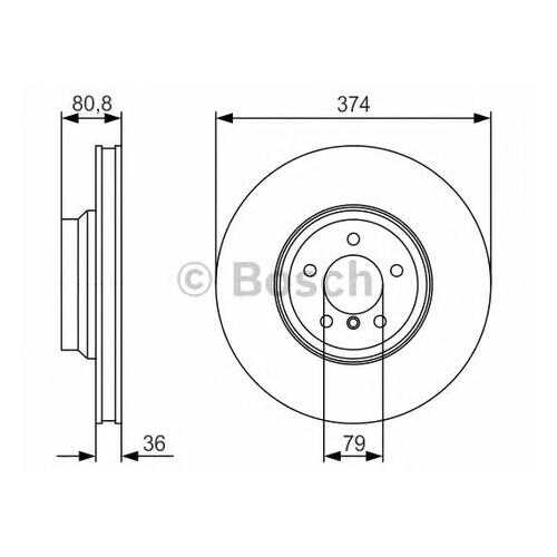 Тормозной диск Bosch 0986479R35 в Колеса даром