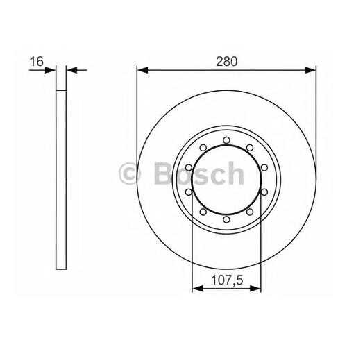 Тормозной диск Bosch 0986479R92 в Колеса даром