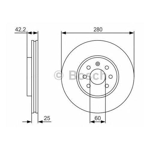 Тормозной диск Bosch 0986479S55 в Колеса даром