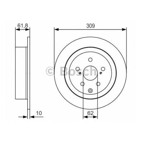 Тормозной диск Bosch 0986479T04 в Колеса даром