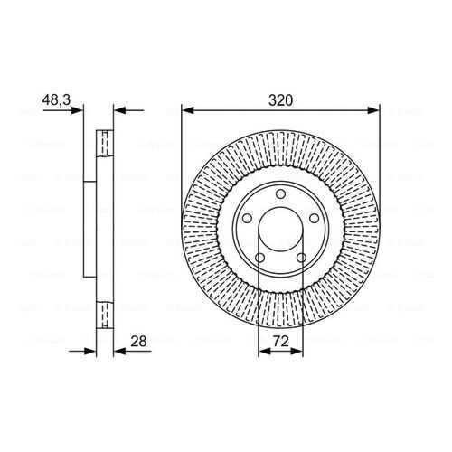 Тормозной диск Bosch 0986479W04 в Колеса даром