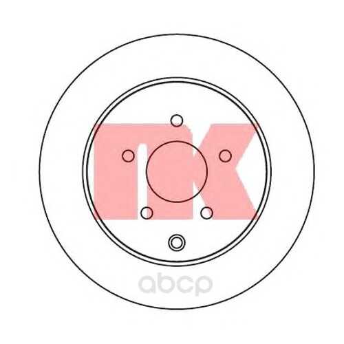 Тормозной диск Nk 202271 задний в Колеса даром