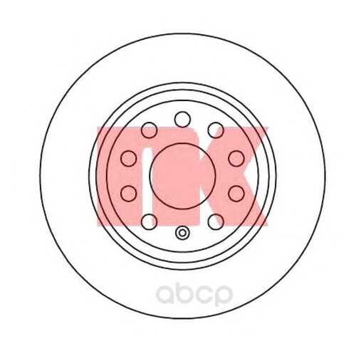 Тормозной диск Nk 2047133 задний в Колеса даром