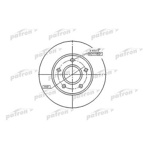 Тормозной диск PATRON PBD1647 в Колеса даром