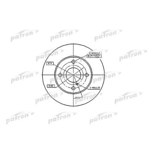 Тормозной диск PATRON PBD2719 в Колеса даром