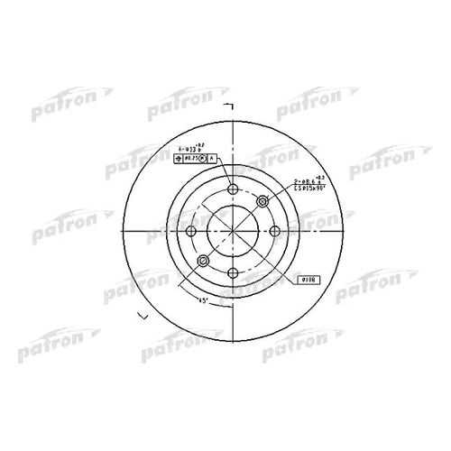 Тормозной диск PATRON PBD4183 в Колеса даром