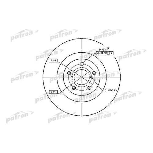 Тормозной диск PATRON PBD7004 в Колеса даром