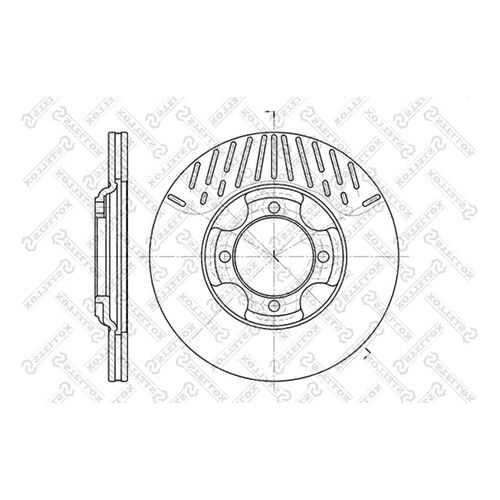 Тормозной диск Stellox 6020-3216V-SX в Колеса даром