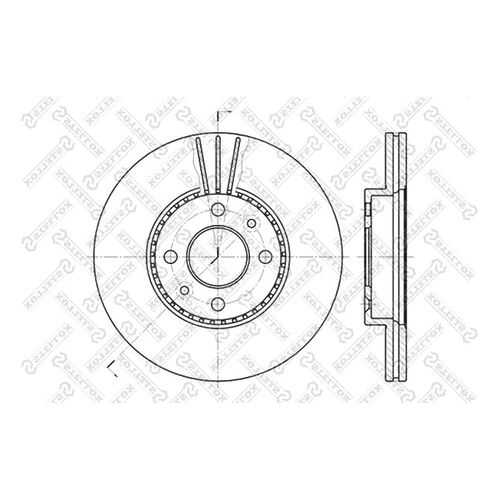 Тормозной диск Stellox 6020-3911V-SX в Колеса даром