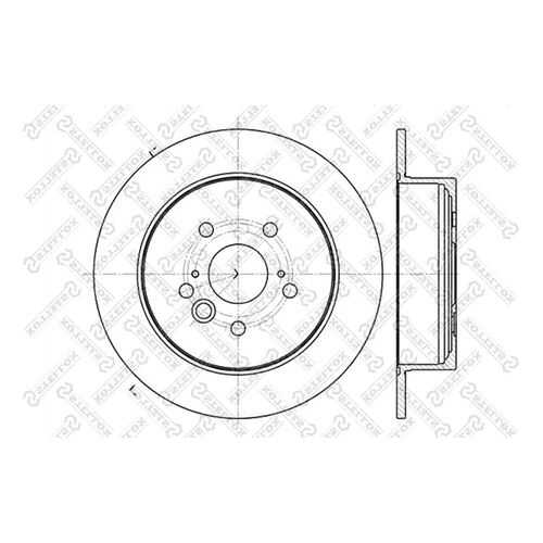 Тормозной диск Stellox 6020-4574-SX в Колеса даром