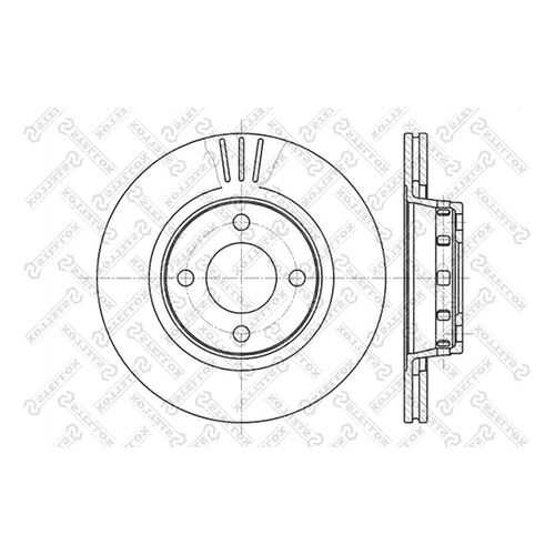 Тормозной диск Stellox 6020-4740V-SX в Колеса даром