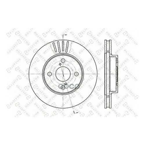 Тормозной диск Stellox 60204582VSX в Колеса даром