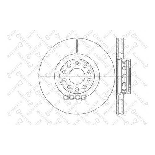 Тормозной диск Stellox 60204791VSX в Колеса даром