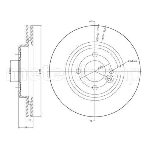 Тормозной диск TRUSTING DF825 в Колеса даром