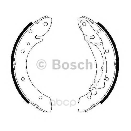 Тормозные колодки барабанные Bosch 986487552 в Колеса даром