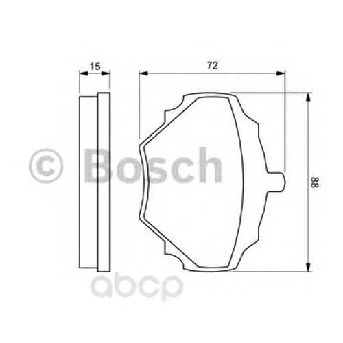 Тормозные колодки дисковые Bosch 0986424563 в Колеса даром