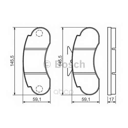 Тормозные колодки дисковые Bosch 0986460947 в Колеса даром