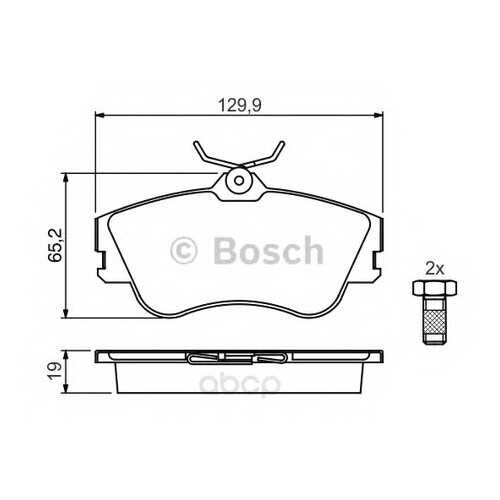 Тормозные колодки дисковые Bosch 0986461753 в Колеса даром