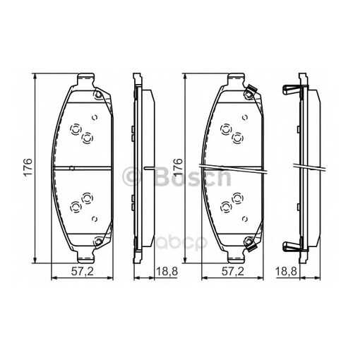 Тормозные колодки дисковые Bosch 0986494370 в Колеса даром