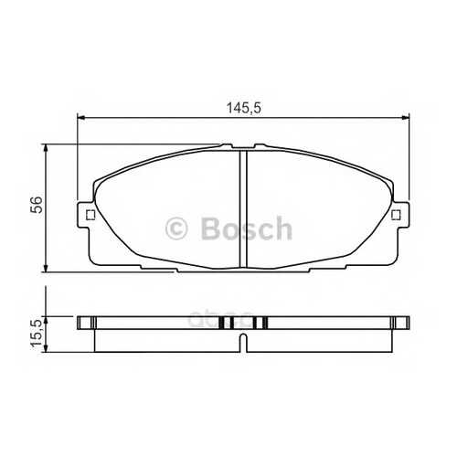 Тормозные колодки дисковые Bosch 0986495152 в Колеса даром