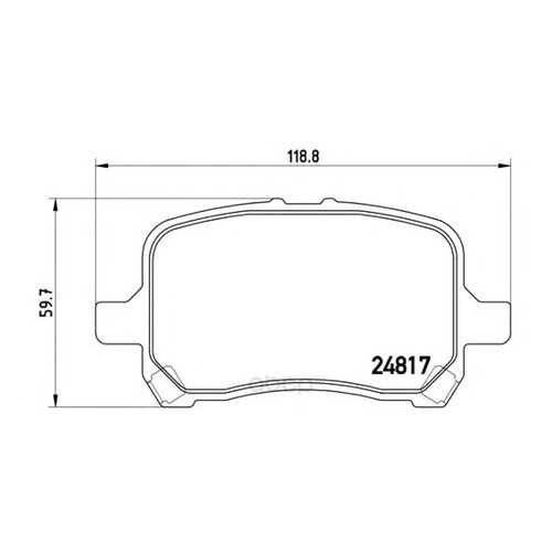 Тормозные колодки дисковые brembo P10014 в Колеса даром