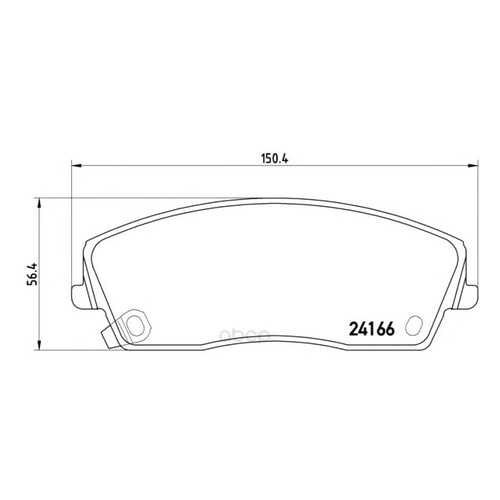 Тормозные колодки дисковые brembo P11019 в Колеса даром