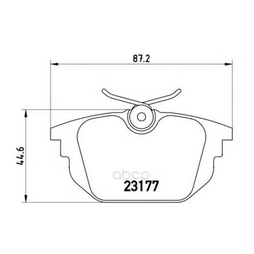 Тормозные колодки дисковые brembo P23026 в Колеса даром