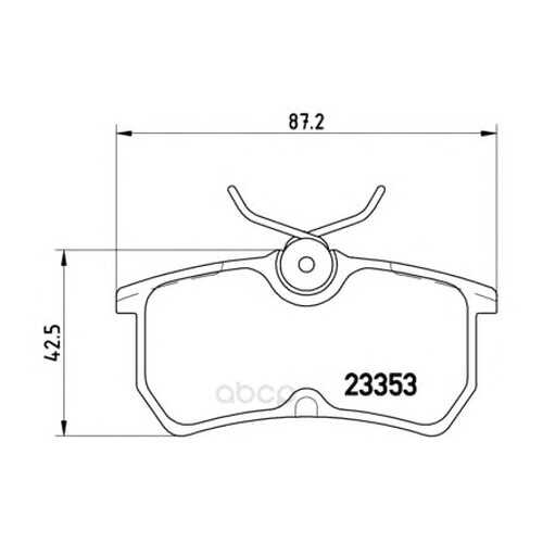 Тормозные колодки дисковые brembo P24047 в Колеса даром