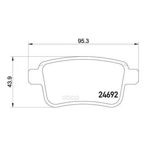 Тормозные колодки дисковые brembo P50107 в Колеса даром