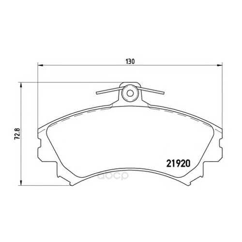 Тормозные колодки дисковые brembo P54022 в Колеса даром